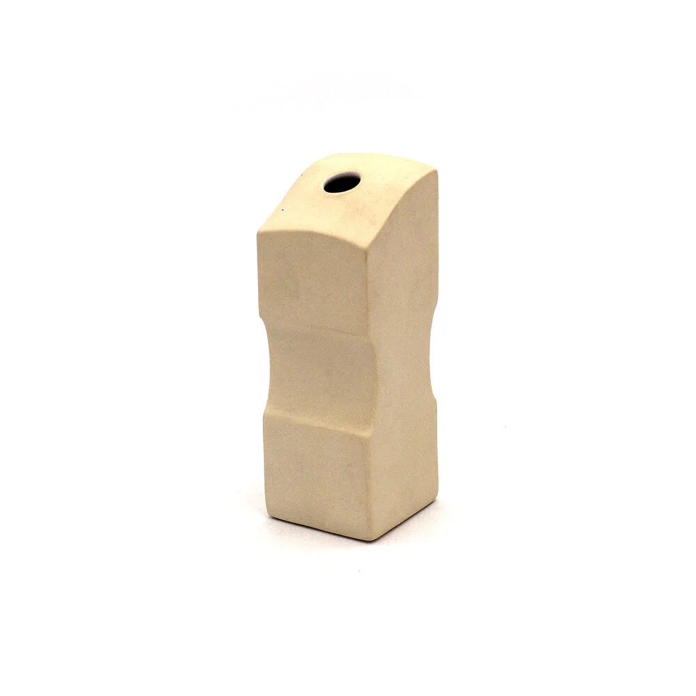 Yellow Wave Bud Vase