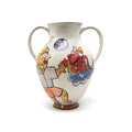 Figurative Painting Handled Vase
