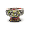 Figurative Painting High Foot Bowl