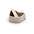 White Salt/Pepper Set