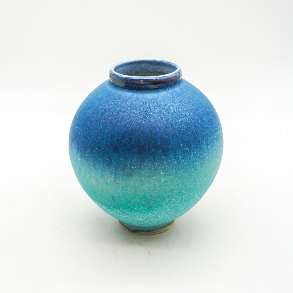 Matte Crystalline Moon Jar