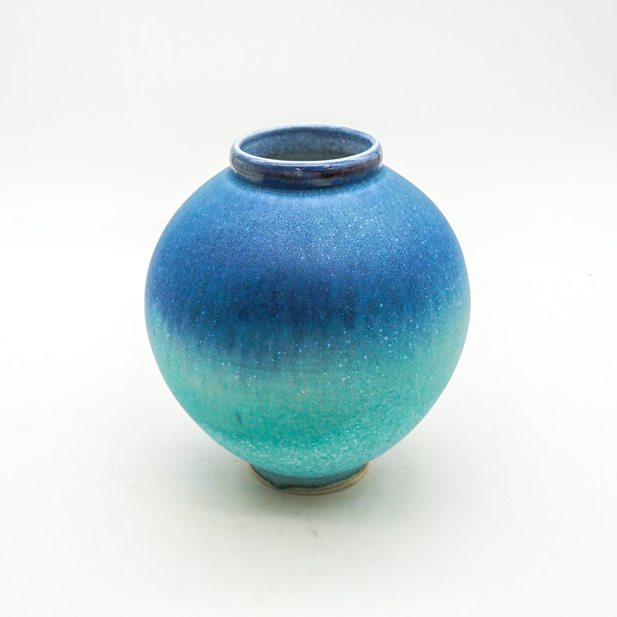 Matte Crystalline Moon Jar