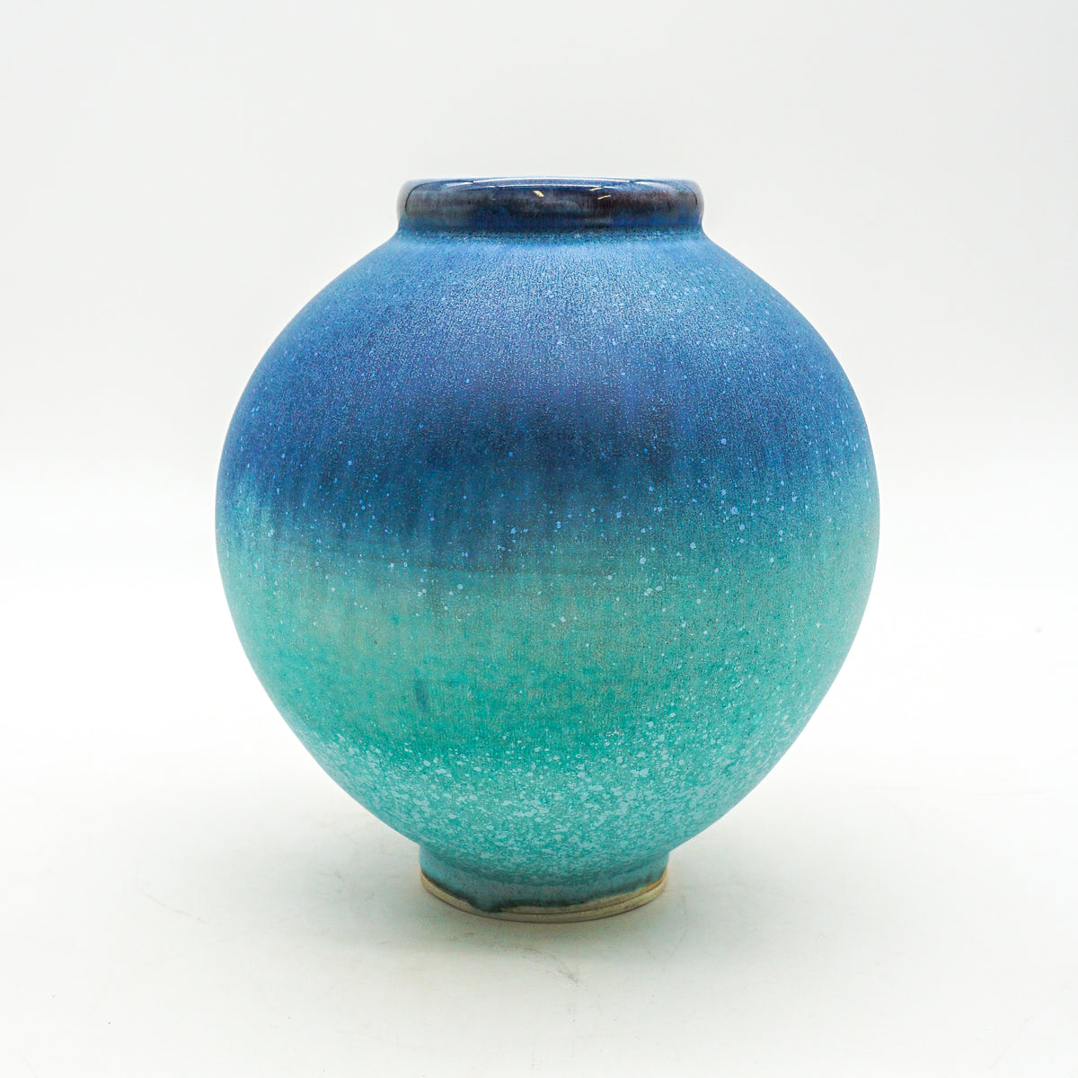 Matte Crystalline Moon Jar