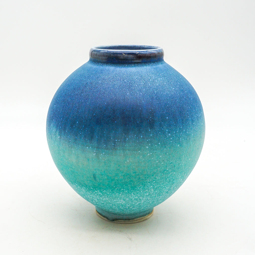 Matte Crystalline Moon Jar