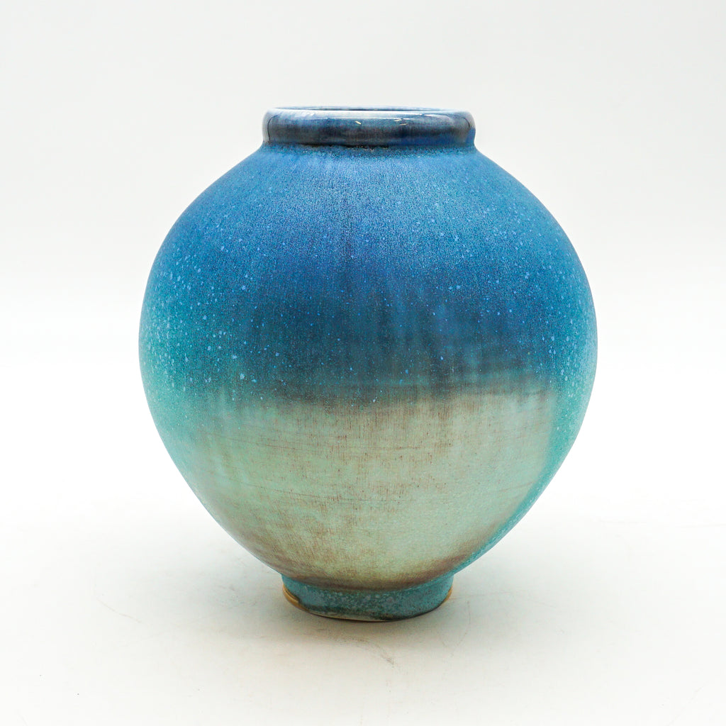 Matte Crystalline Moon Jar