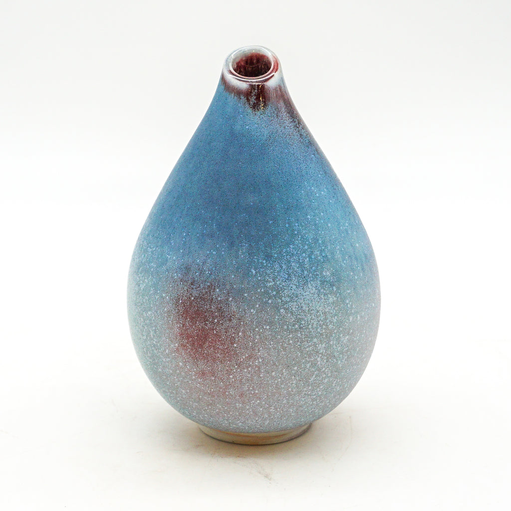 Matte Crystalline Small Drop Vase