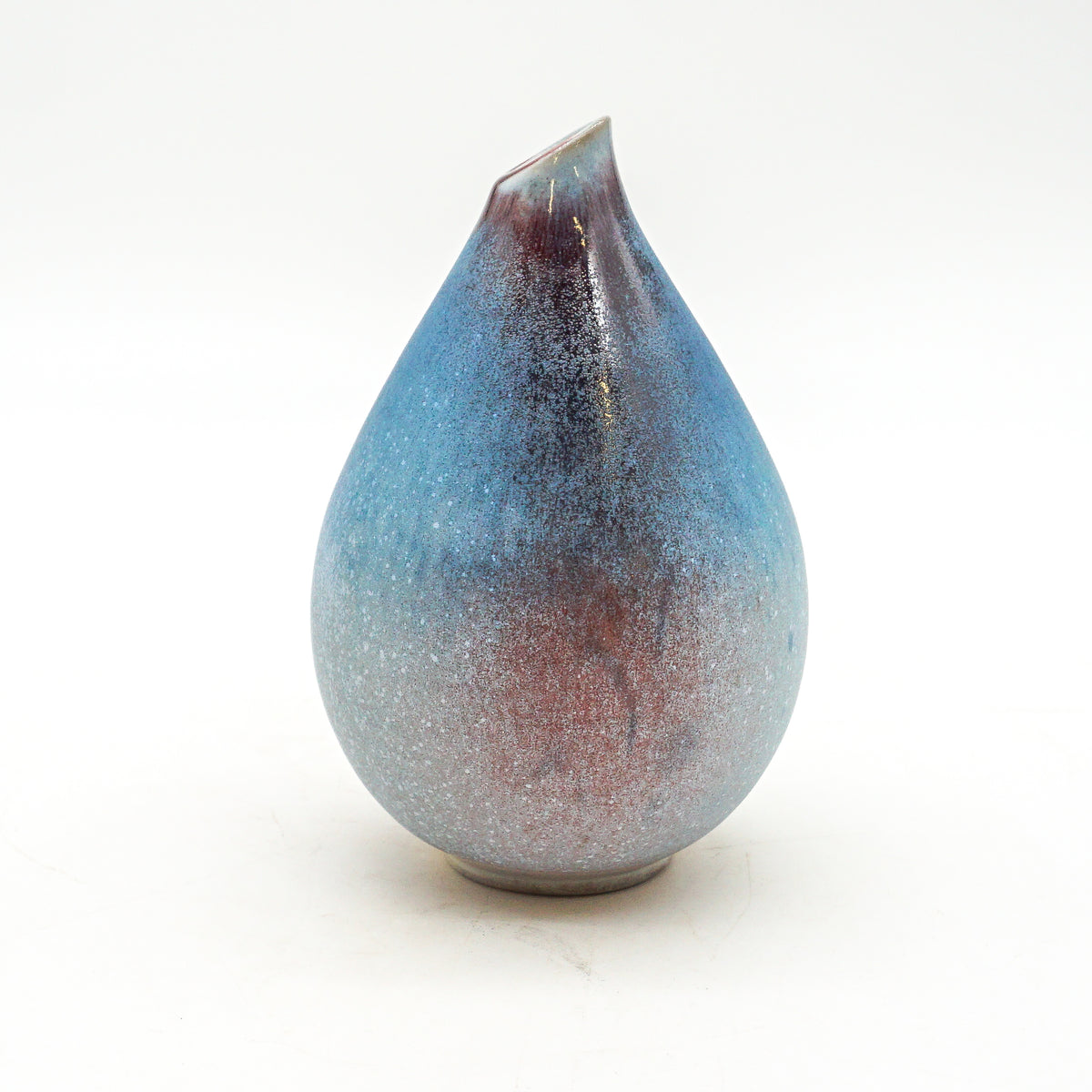 Matte Crystalline Small Drop Vase