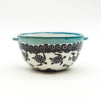 Whale & Turtle Side Handled Bowl