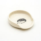 Hedgehog Garlic Grater, spoon rest, herb stripper (3 in 1)