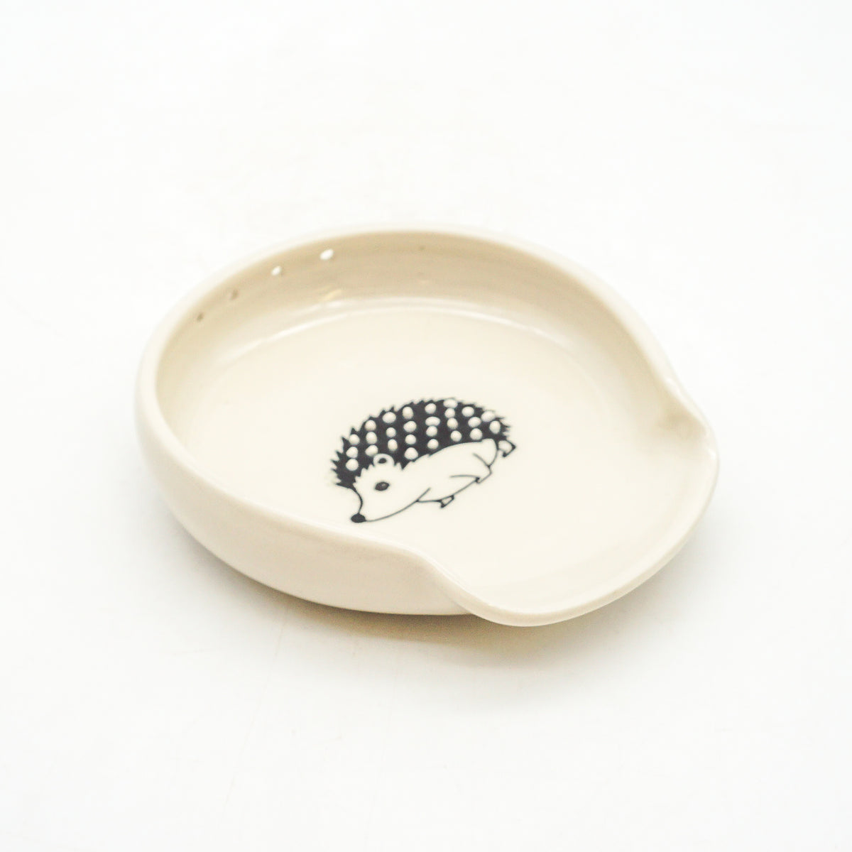 Hedgehog Garlic Grater, spoon rest, herb stripper (3 in 1) 2