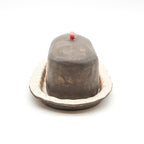 Butter Dish (Gray w/ Yellow Tulips)