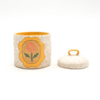 Spice Jar (White + Yellow)