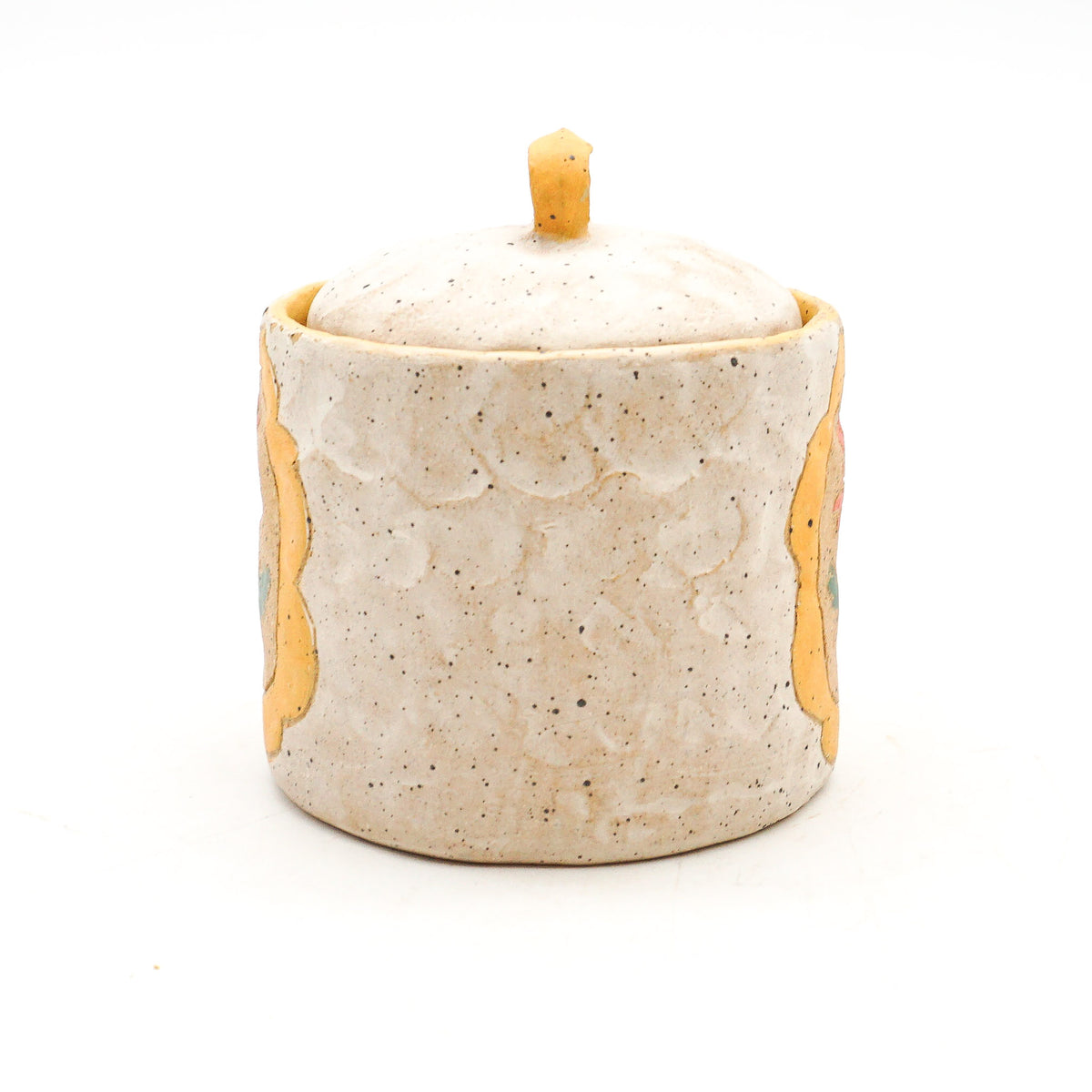 Spice Jar (White + Yellow)
