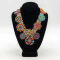 Multicolor 10 Mandala Necklace