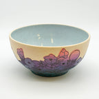 Dot Floral Print Serving Bowl