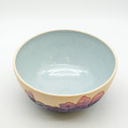 Dot Floral Print Serving Bowl