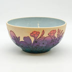 Dot Floral Print Serving Bowl