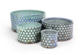 Extravaganza in Blue Nesting Bowls