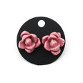 Pink Flower Earrings