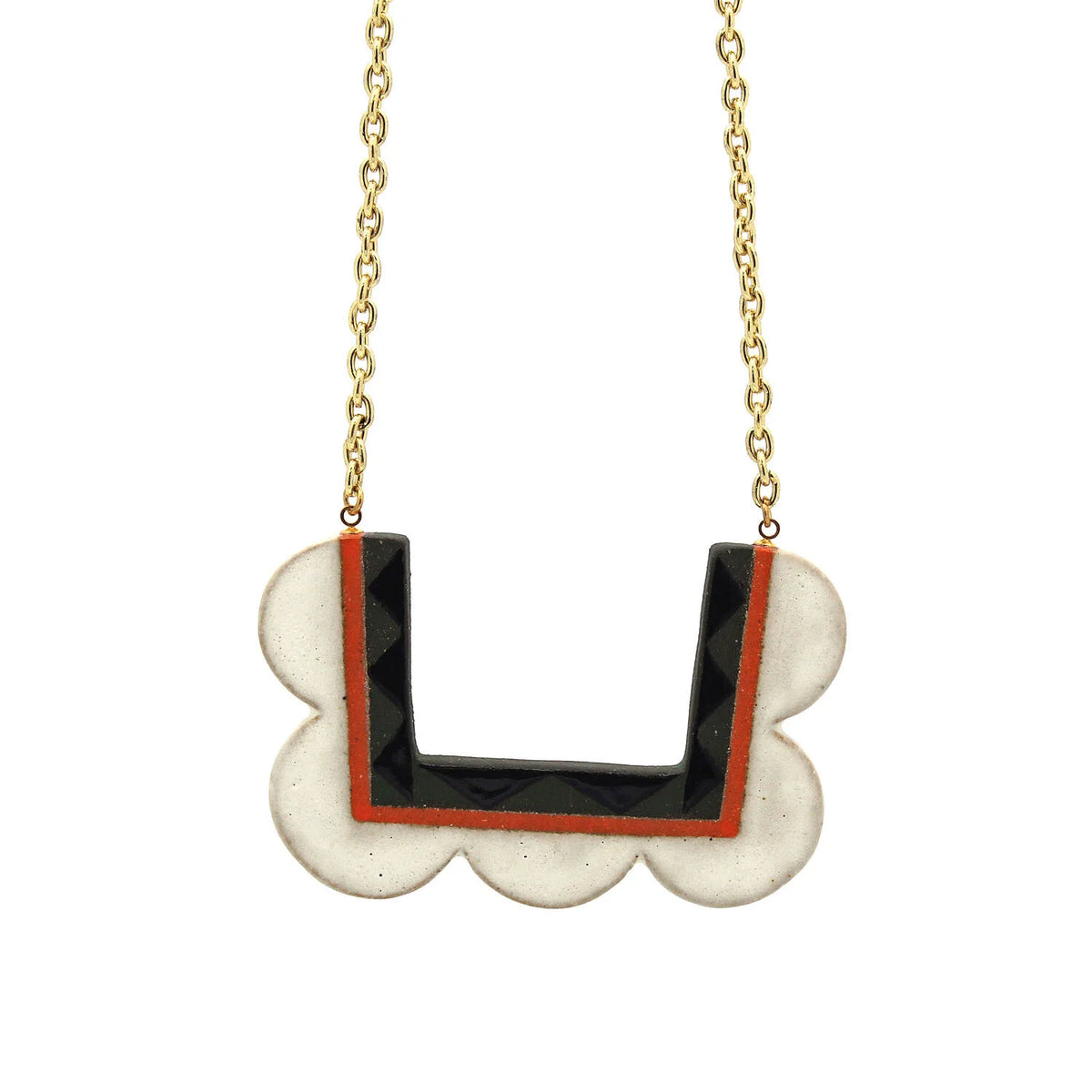 Scallop Bib Pendant