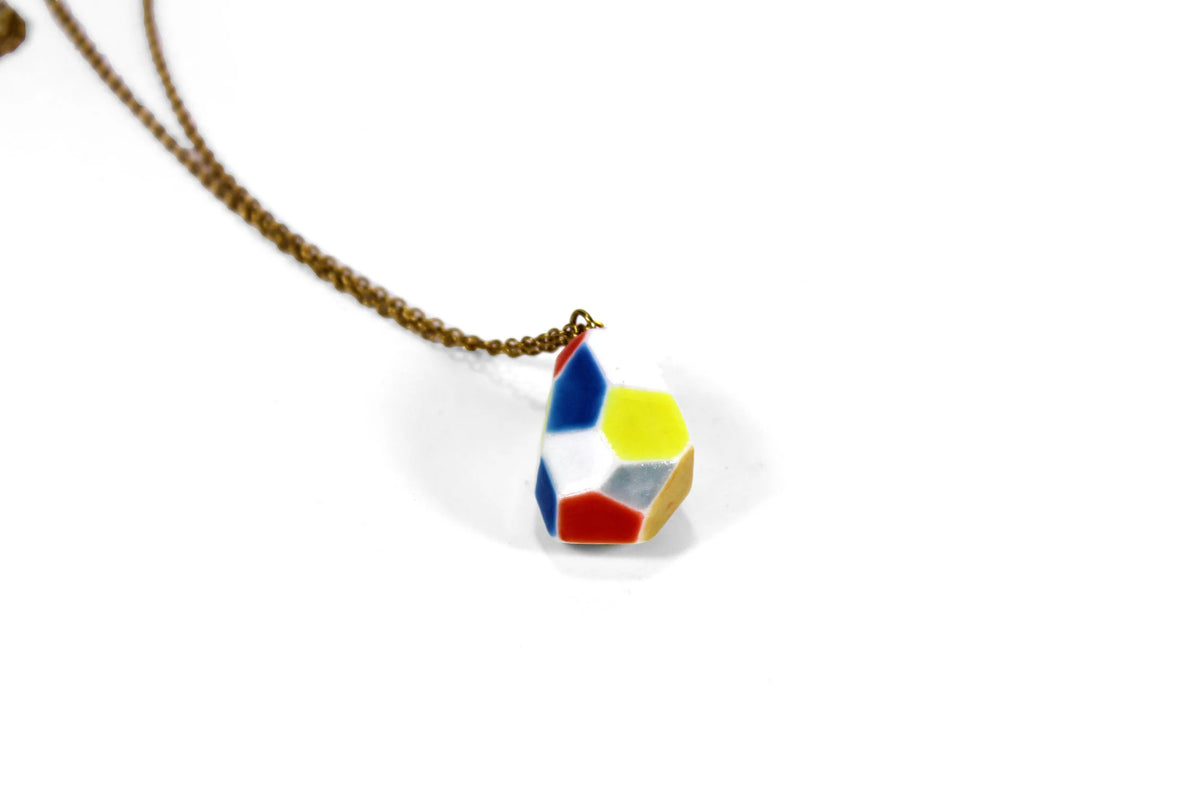 Large Facet Pendant
