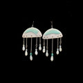 Moonstone Raindrop Earrings