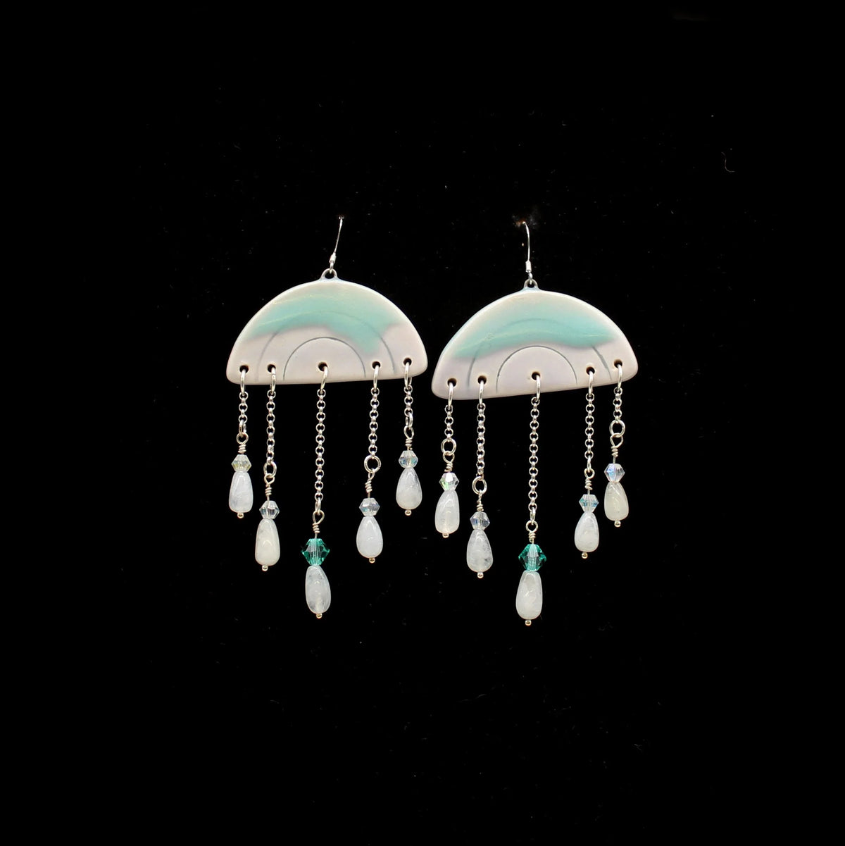 Moonstone Raindrop Earrings