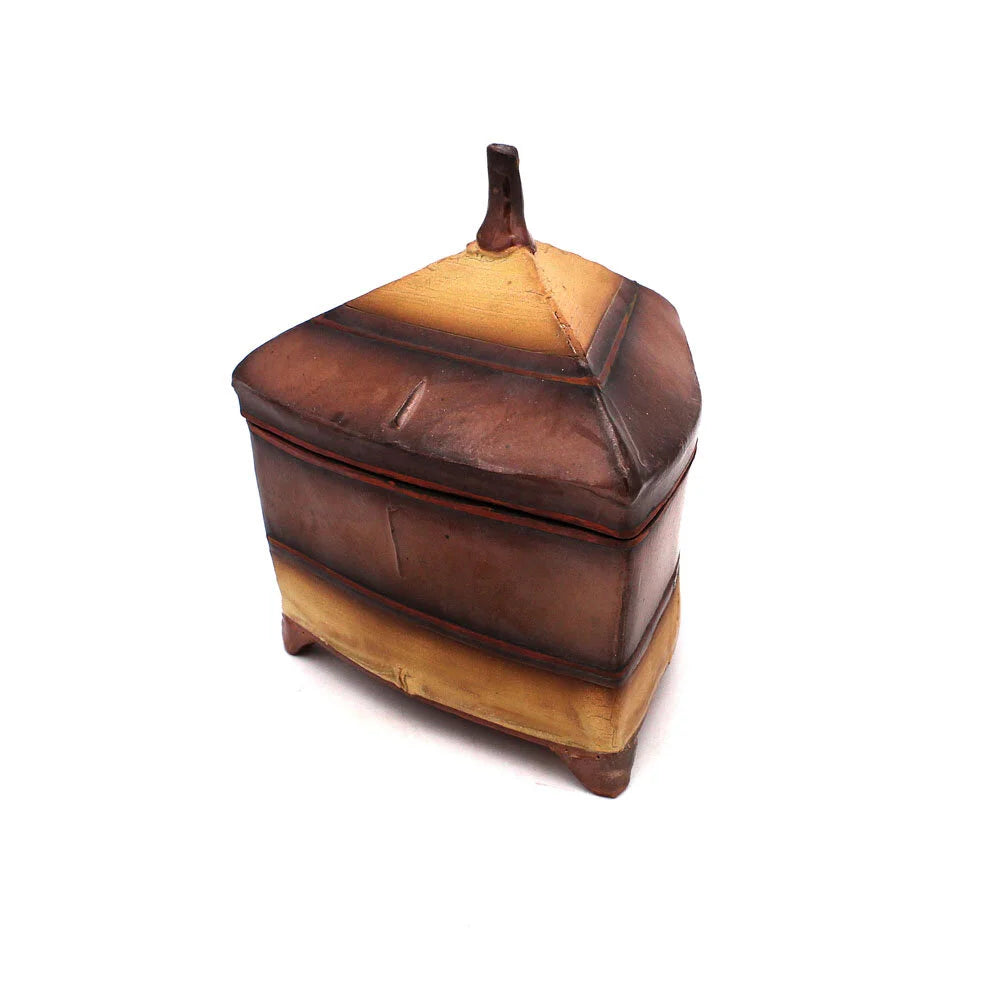 Brown Triangular Box
