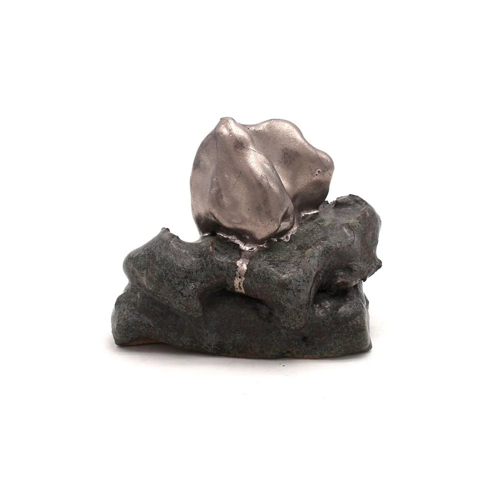 Paperweight (green with white gold luster)