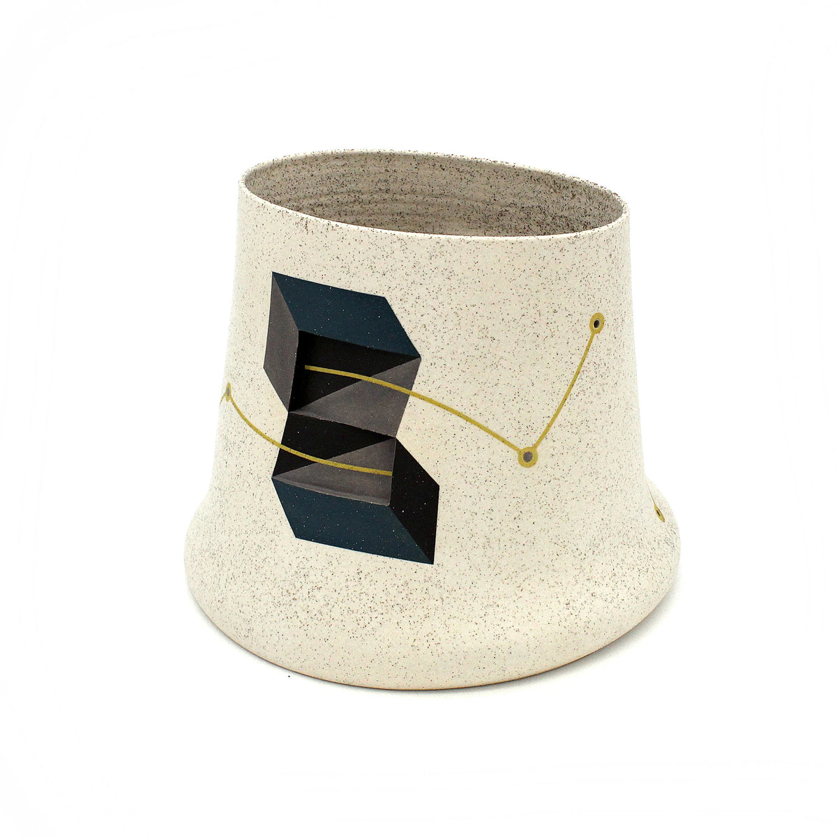 Vase with Geometric Design