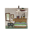 Bedroom Scene with Orchid