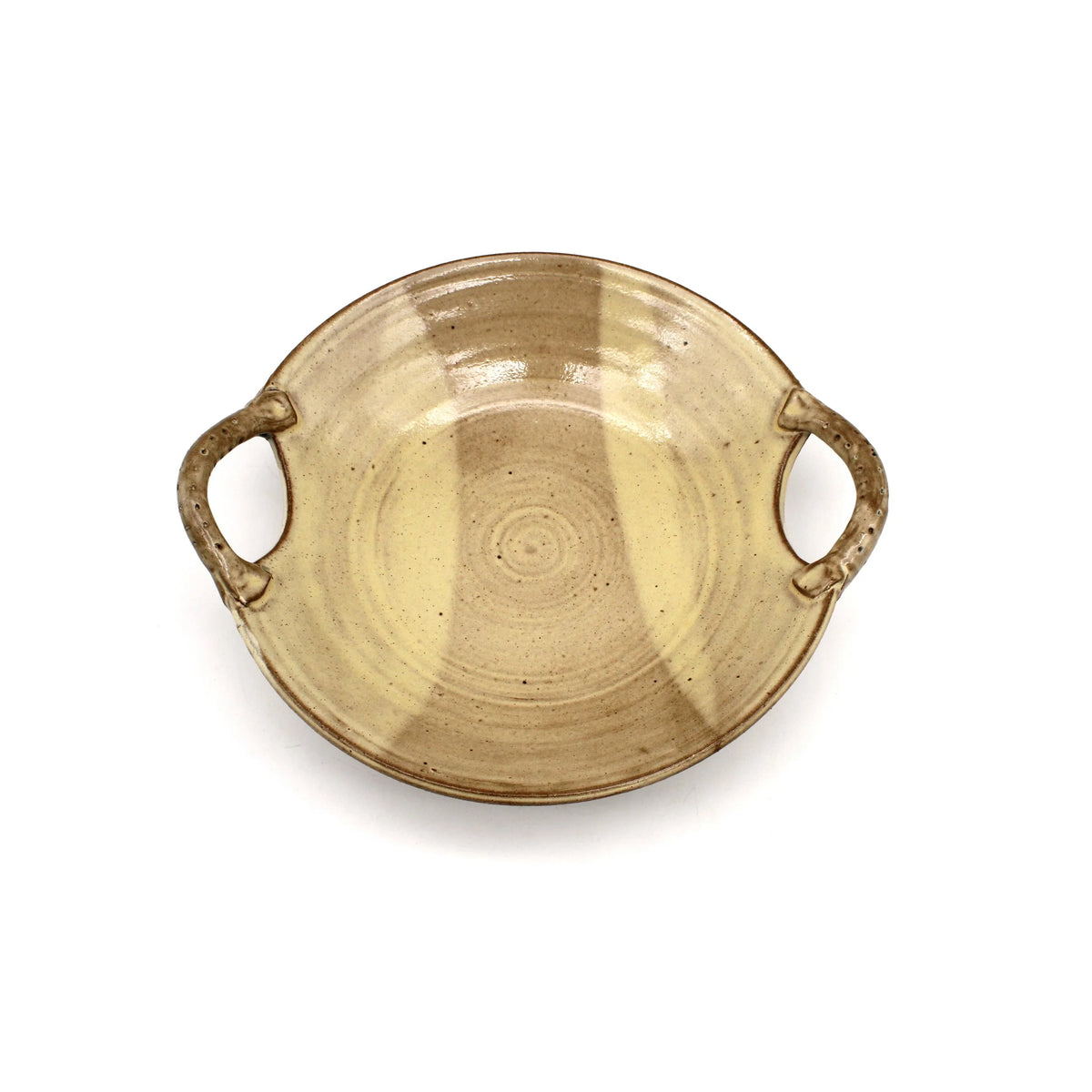 Shallow Bowl with Handles