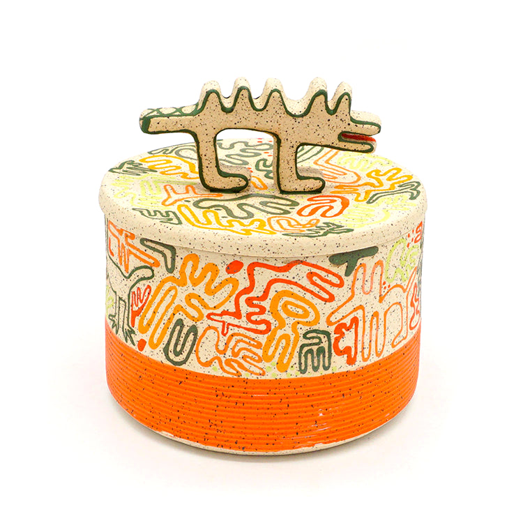 Orange Jar