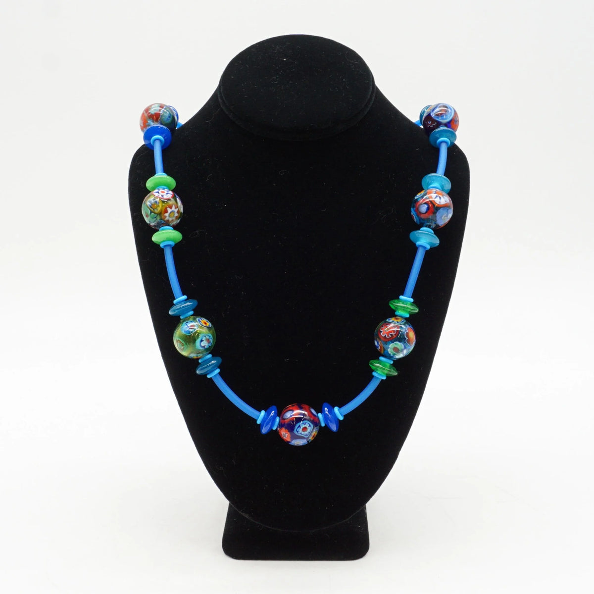 Long Blue Necklace