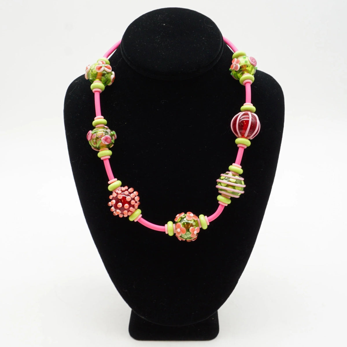 Pink and Lime Necklace