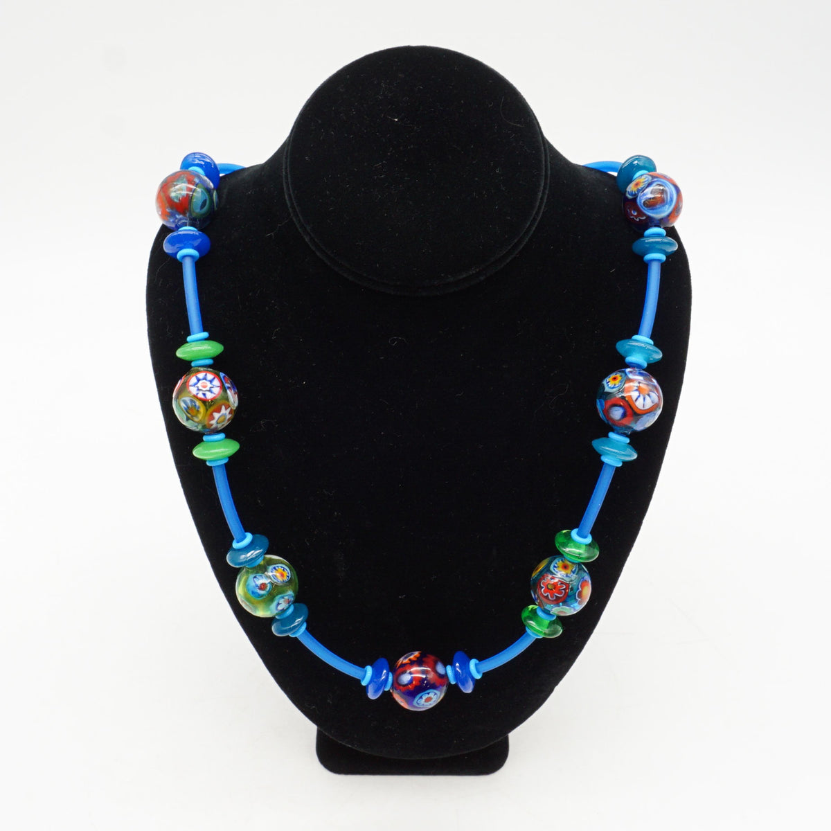 Long Blue Necklace