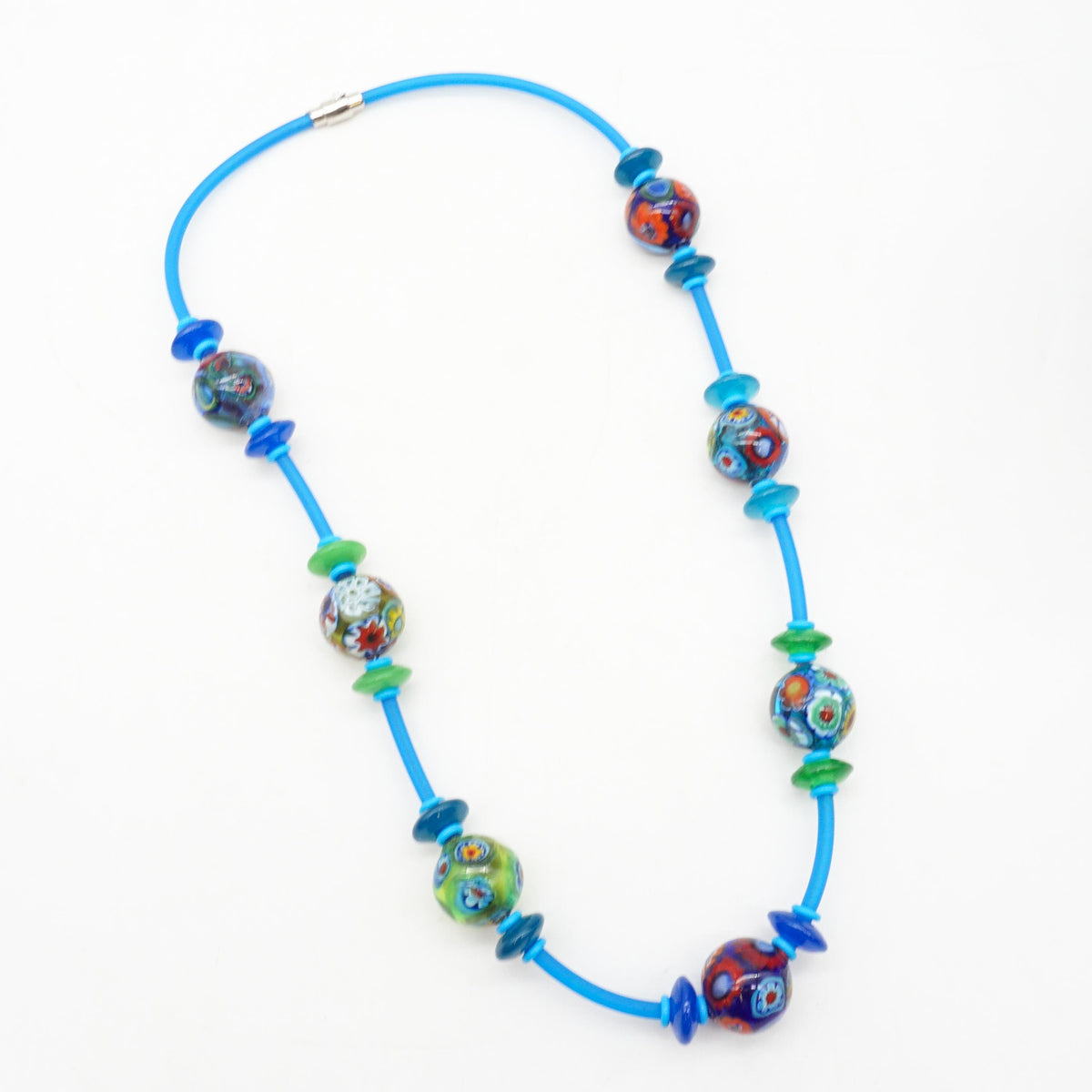 Long Blue Necklace