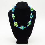 Blue and Lime Necklace