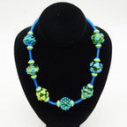 Blue and Lime Necklace