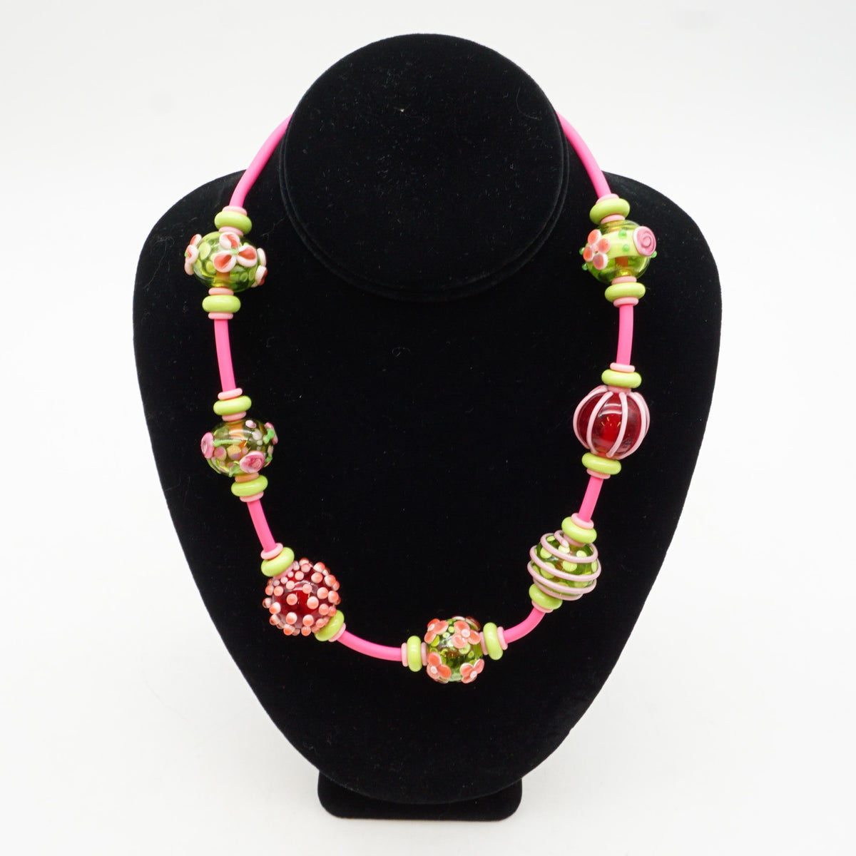 Pink and Lime Necklace