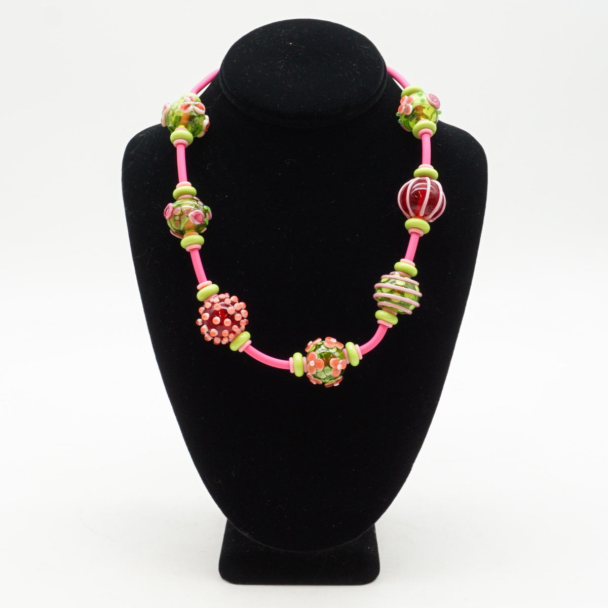 Pink and Lime Necklace