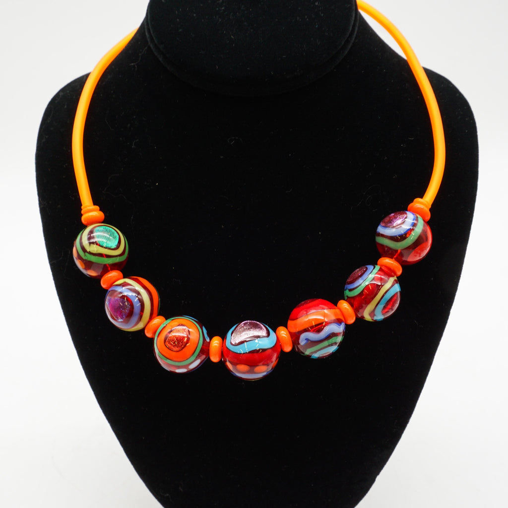 Orange Necklace