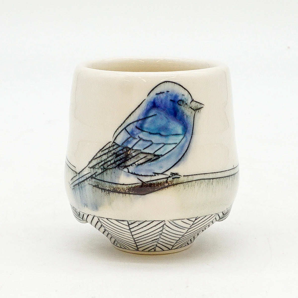 Indigo Bunting Tiny Cup