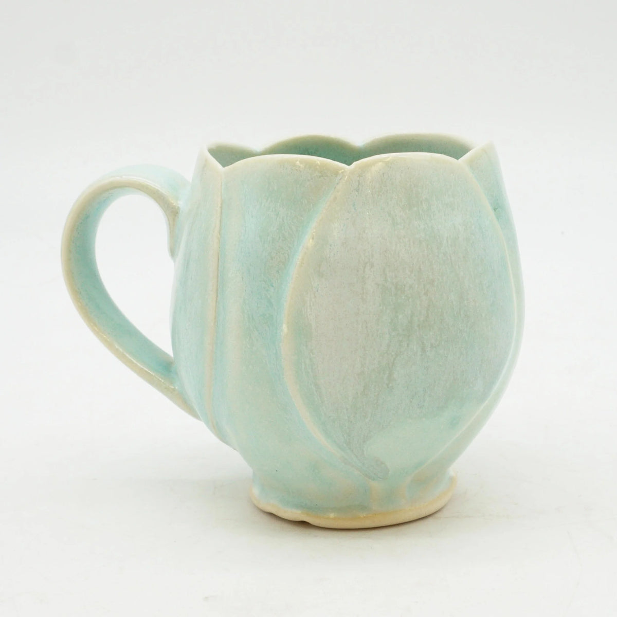 Aqua Floral Mug