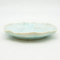 Aqua Floral Saucer