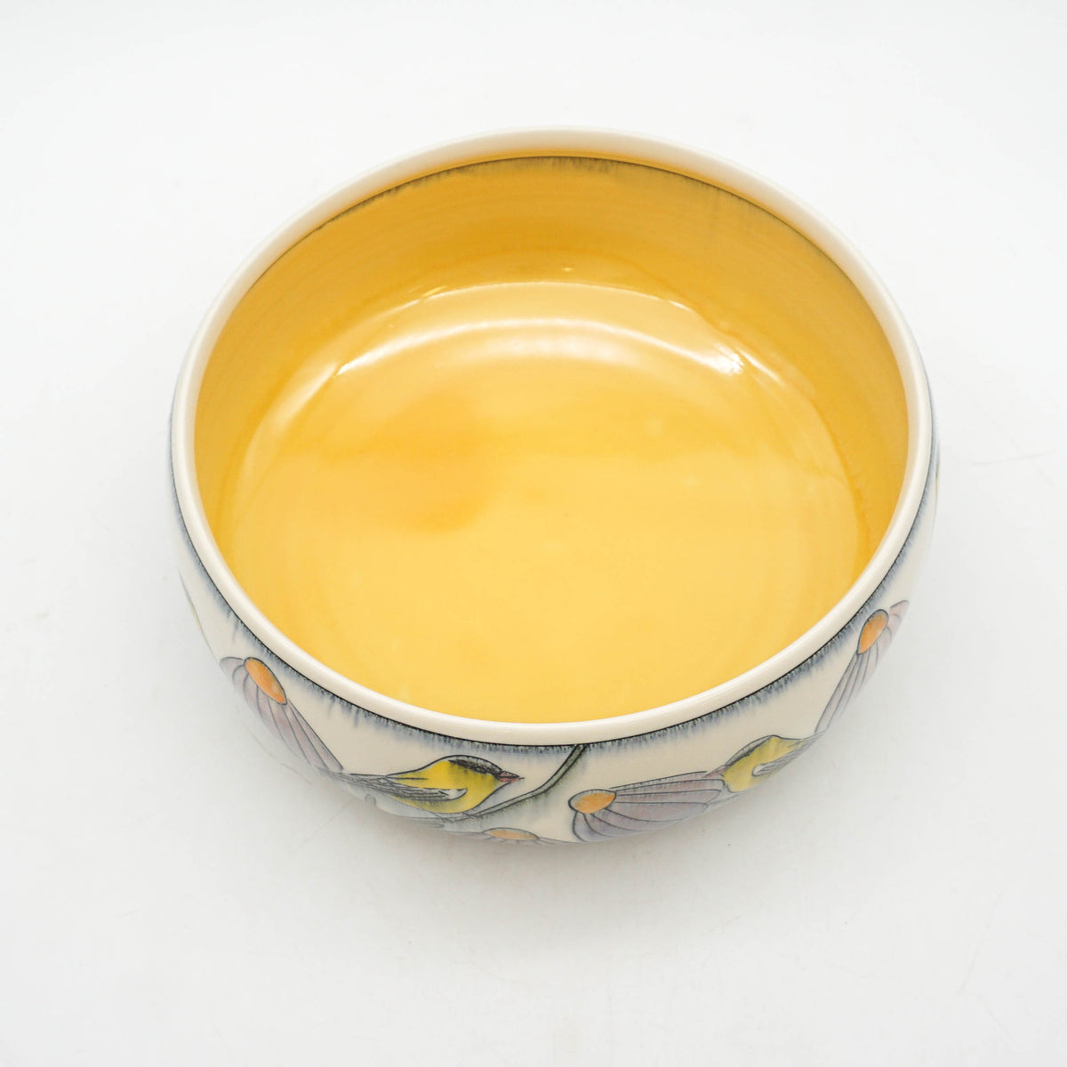 Goldfinch Serving Bowl