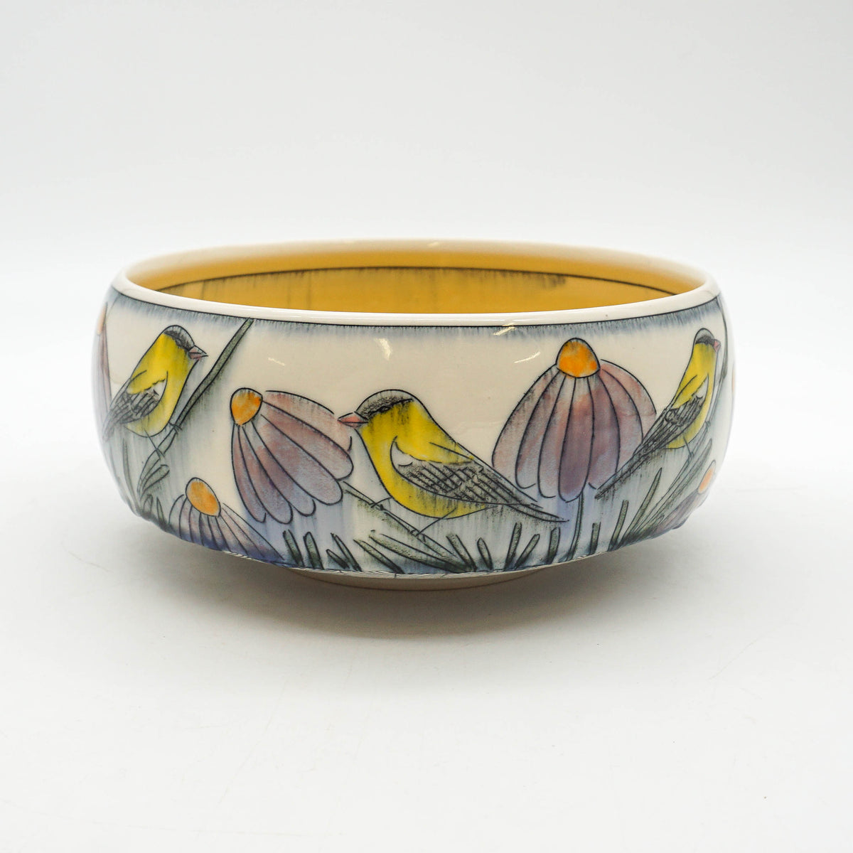 Goldfinch Serving Bowl