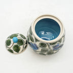 Indigo Bunting Jar