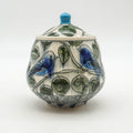 Indigo Bunting Jar