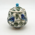 Indigo Bunting Jar